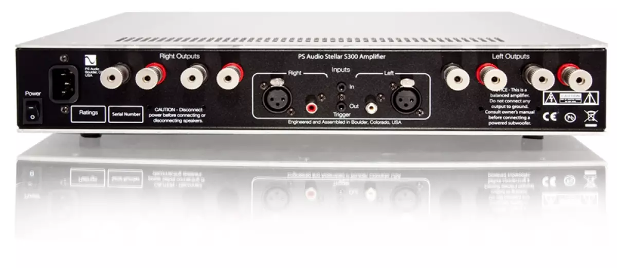 PS Audio Stellar S300 Power Amp, Stereo, PS AUDIO, 8360308896722, 1000076, PS Audio Stellar S300 Power Amp, Sølv, 0067326775098, 1001158, PS Audio Stellar S300 Power Amp, Sort, 7300583414564, 1001159