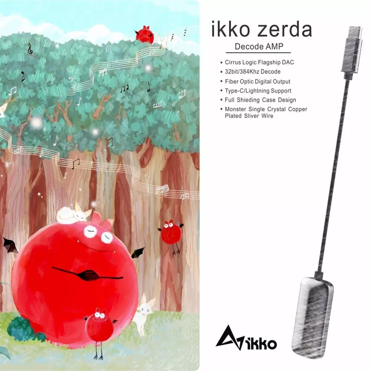 IKKO Zerda Lightning (Iphone), Stereo