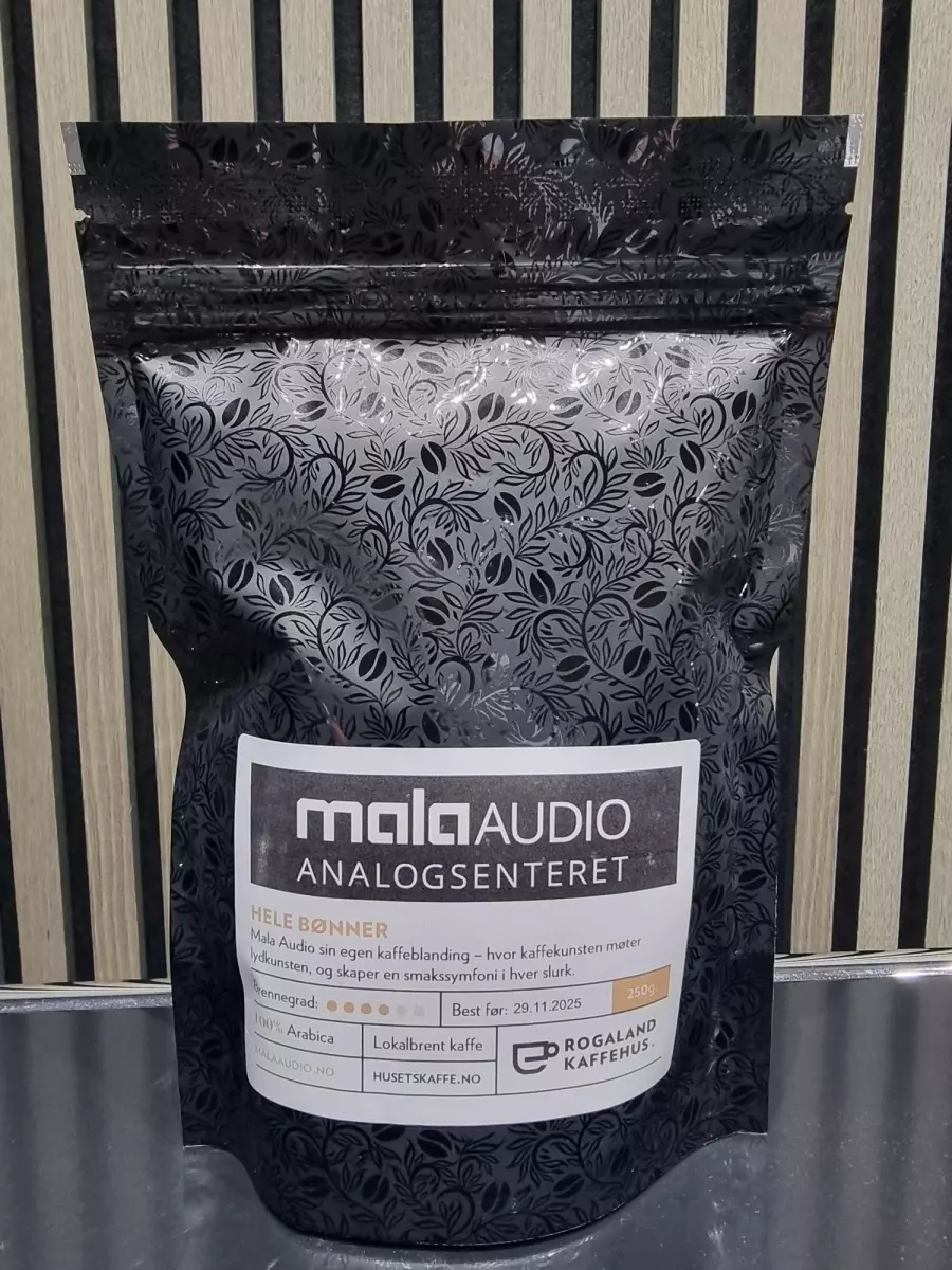 Mala Audio Kaffe - Hele bønner 250g, Stereo