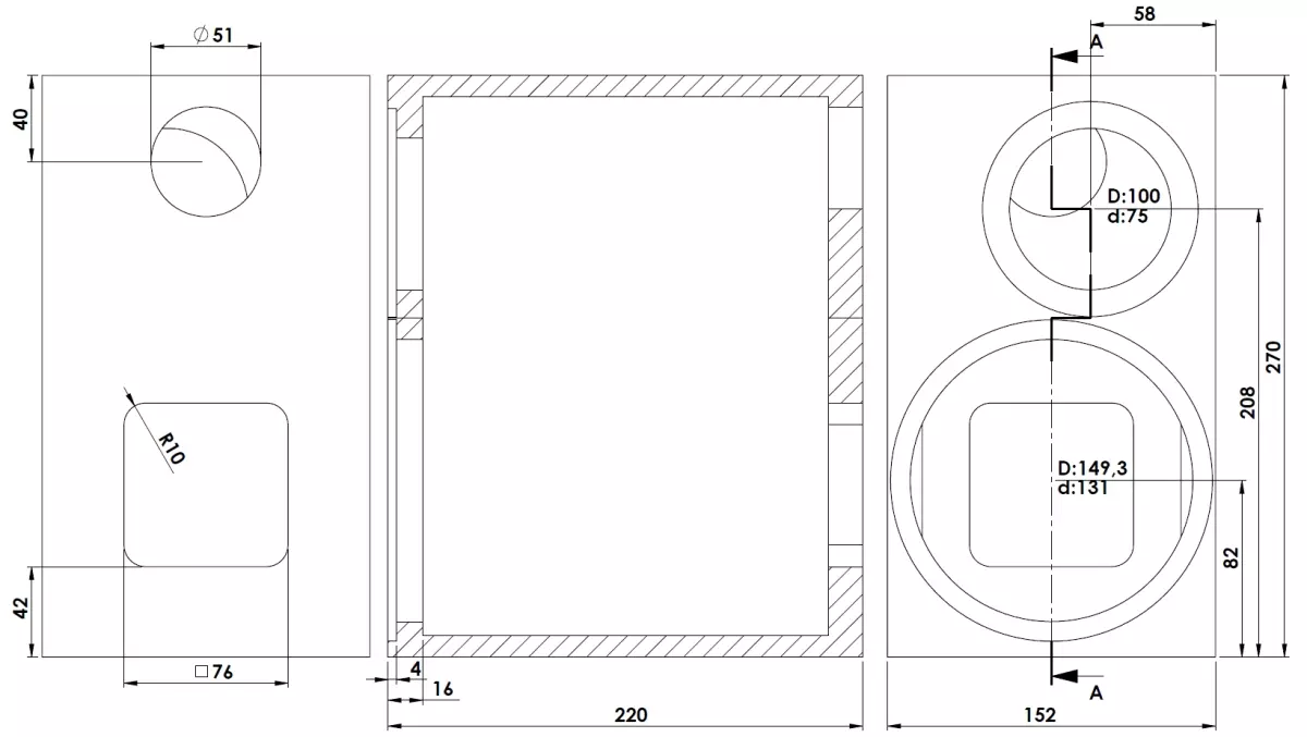 Scan-Speak CCB5075 - Basic Kit