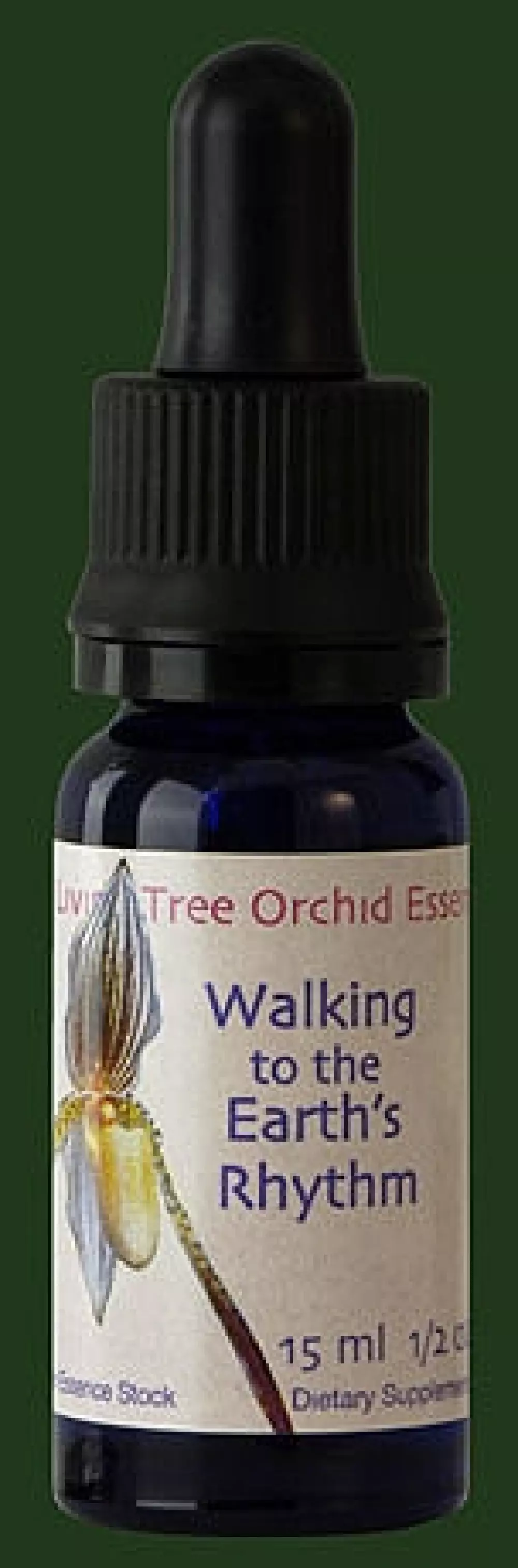 Living Tree Orchid - Walking to the Earths Rhythm 15 ml., Velvære & røkelse, Essenser (Vibrasjonell medisin), Essens