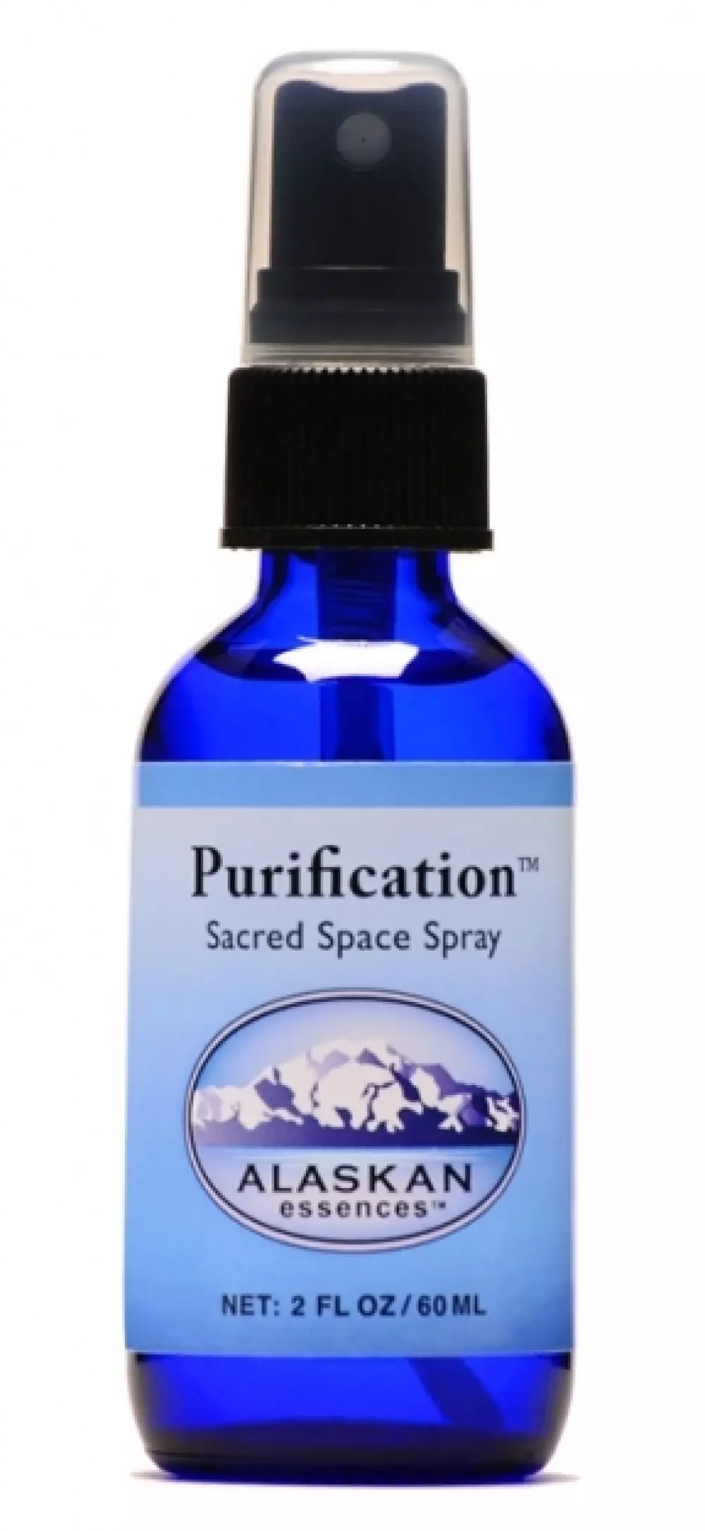 Purification spray, forfrisker, renser, essensielle oljer, Svartgran, Røkelse, Lavendel Mailette, Peppermynte, energimønstre, revitalisering, Alaskan Essences - Purification 60 ml spray, Velvære & røkelse, Essenser (Vibrasjonell medisin), Sacred Space spray