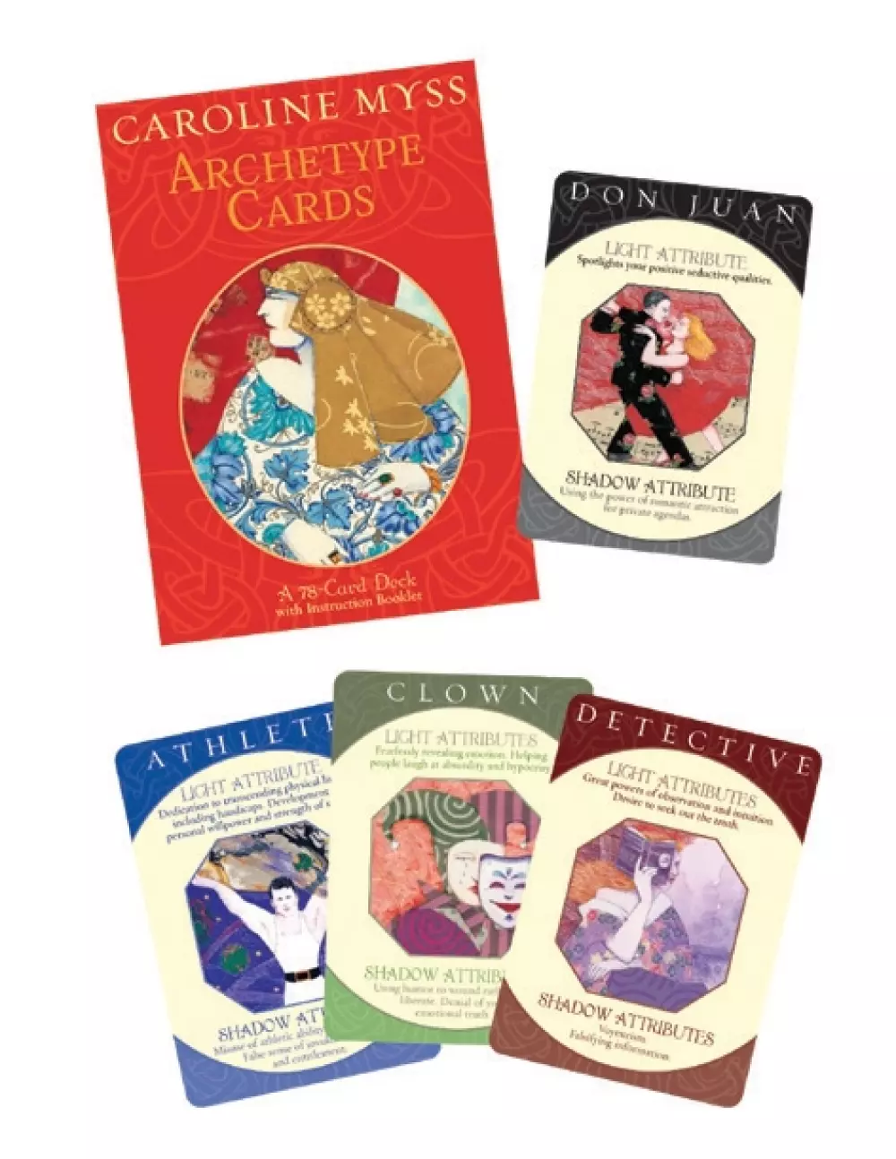 Archetype Cards An 80-Card Deck with Instruction Booklet Archetype cards 9781401901844 Tarot & orakel Orakelkort
