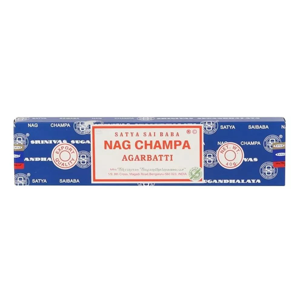 Nag Champa - 40g (Stor), 8904245400507, 102917, Velvære & røkelse, Røkelse