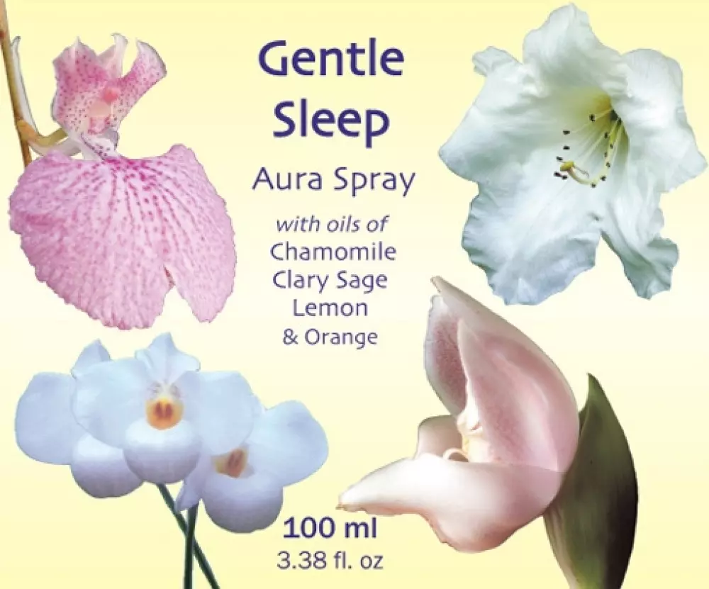 Gentle Sleep - Aura spray (yellow) 100 ml, Velvære & røkelse, Essenser (Vibrasjonell medisin)