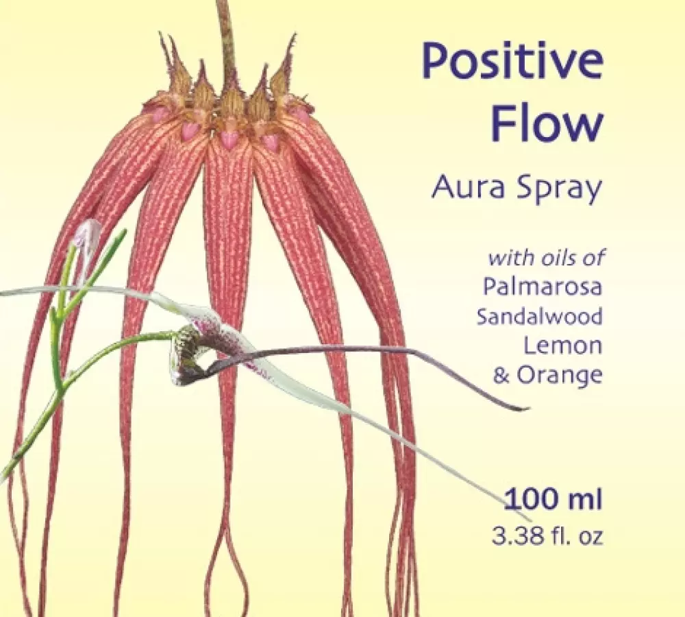 Positive Flow - Aura Spray (yellow) 100 ml, Velvære & røkelse, Essenser (Vibrasjonell medisin)