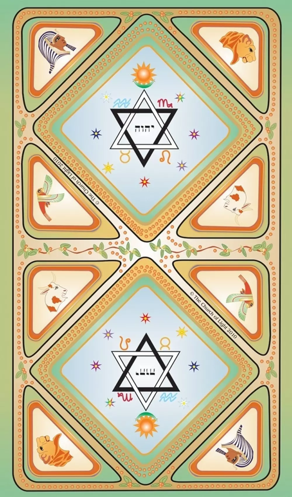 Brotherhood of light - Egyptian tarot BL78 9781572816565 Tarot & orakel Tarotkort