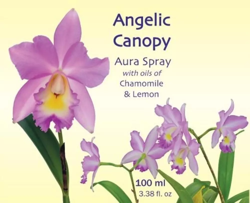 Angelic Canopy - Aura spray (yellow) 100 ml., Velvære & røkelse, Essenser (Vibrasjonell medisin)