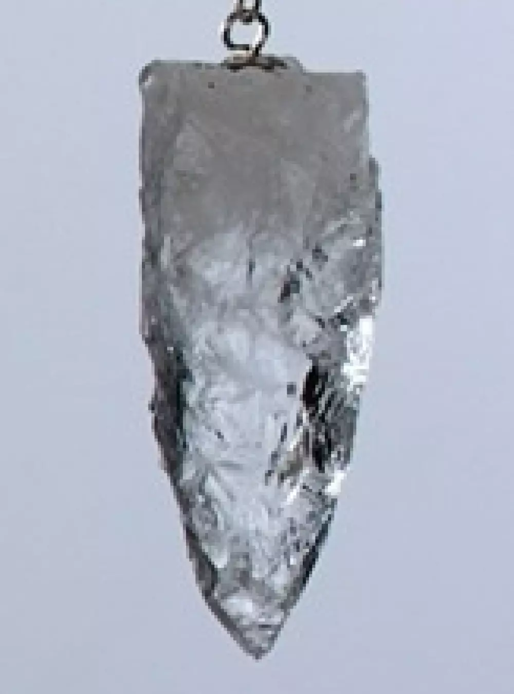 Pendel i rå bergkrystall PE59, Krystaller & smykker, Pendler