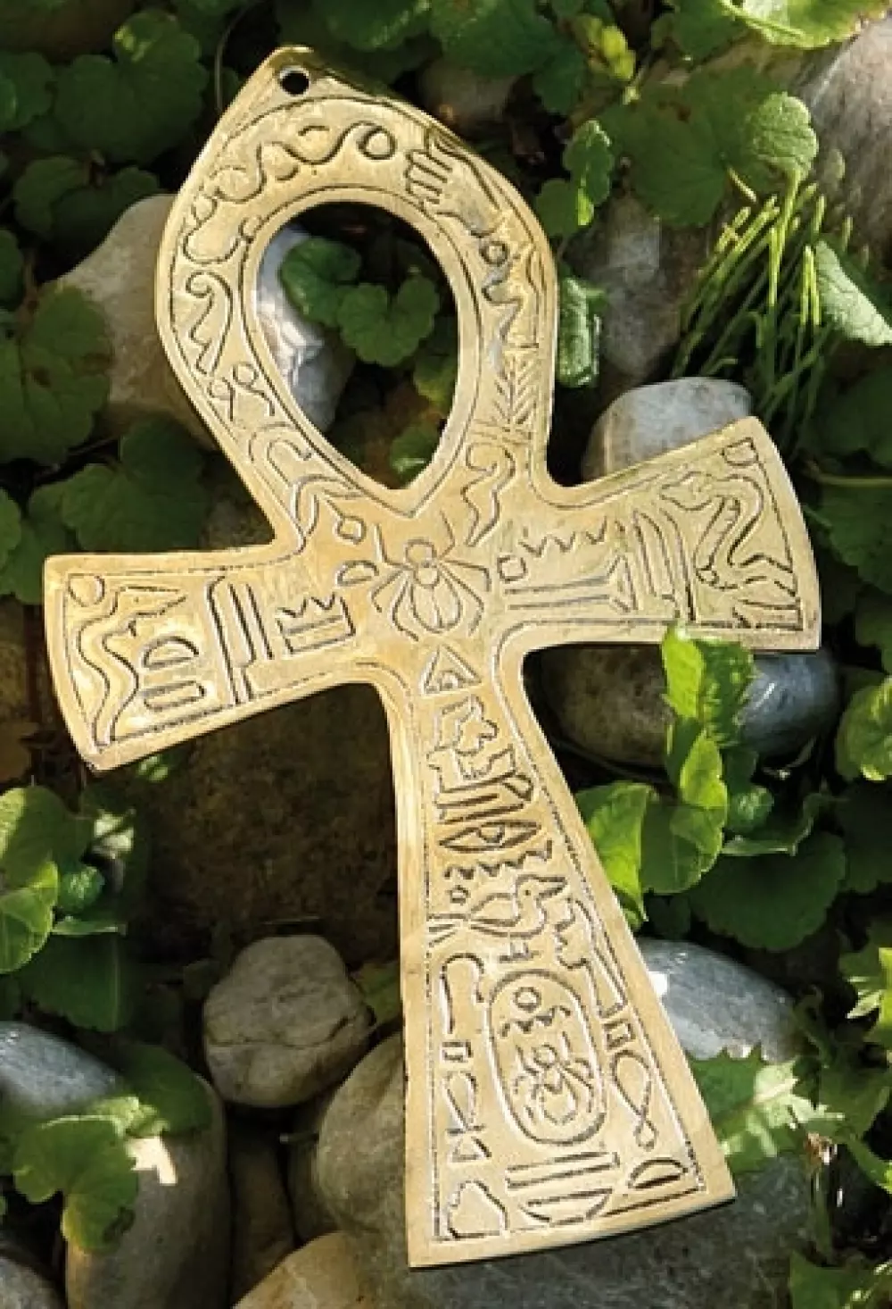 Ankh i messing - 19 cm, Hjem & interiør, Statuer & figurer