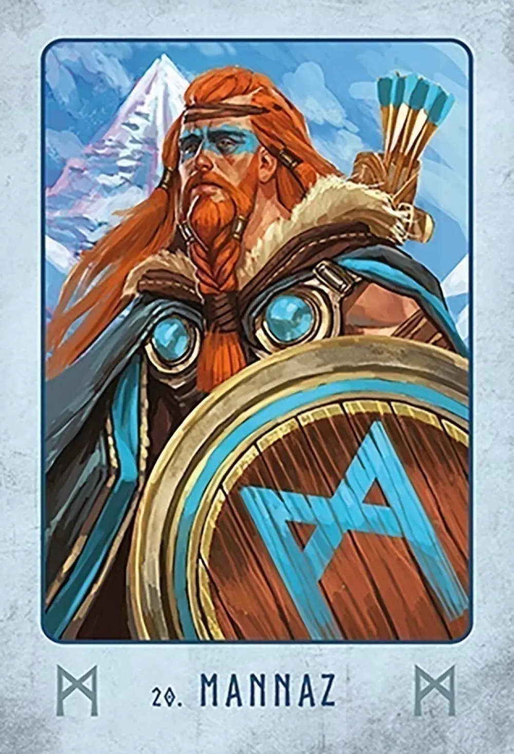 Viking Oracle Visdom of the Ancient North Viking Oracle Cards VO45 9781572818781 Tarot & orakel Orakelkort