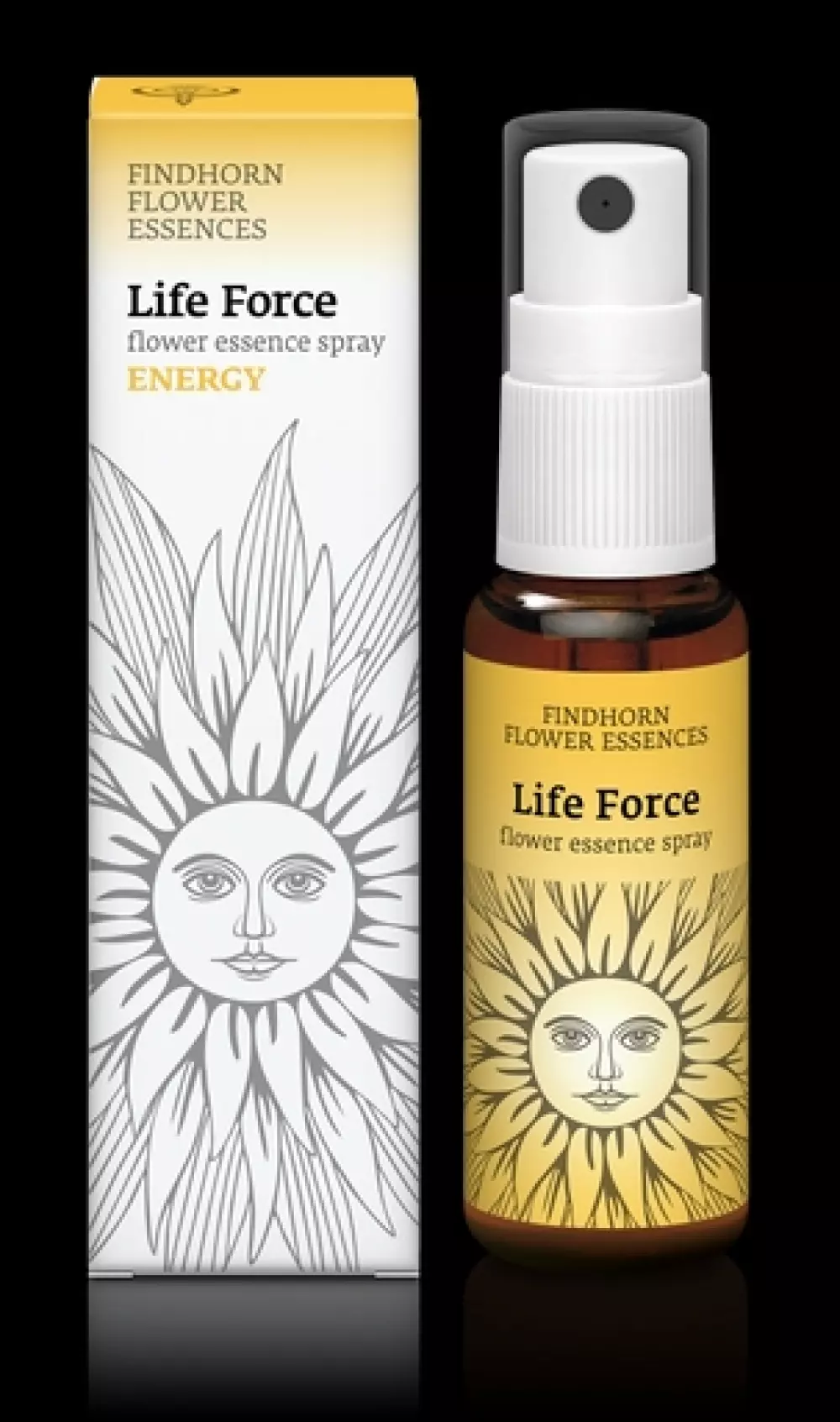 Findhorn - Life force 25 ml spray, Velvære & røkelse, Essenser (Vibrasjonell medisin), flower essence spray Energy