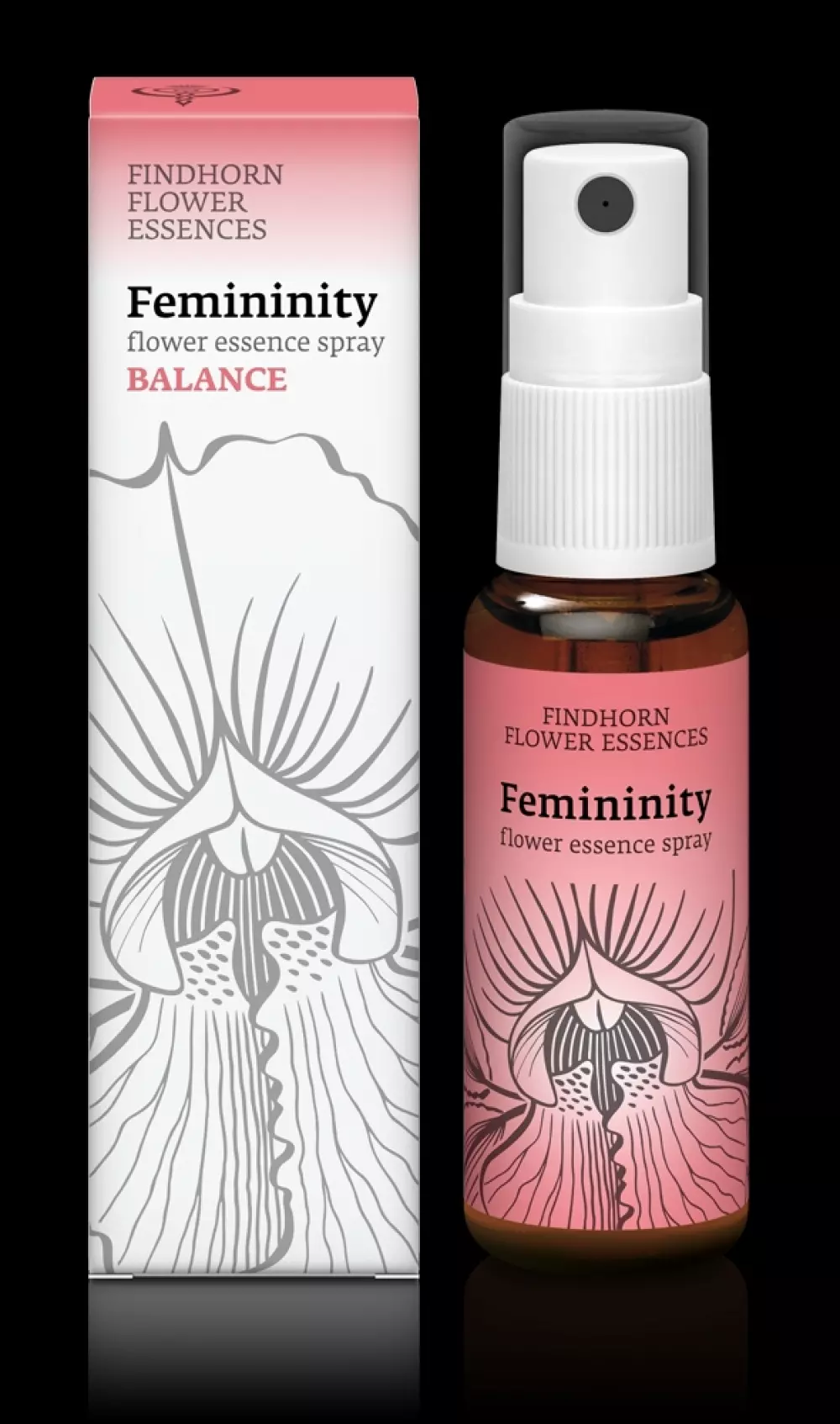 Findhorn - Femininity 25 ml spray, 724120023908, 1950035175, Velvære & røkelse, Essenser (Vibrasjonell medisin), flower essence spray Balance