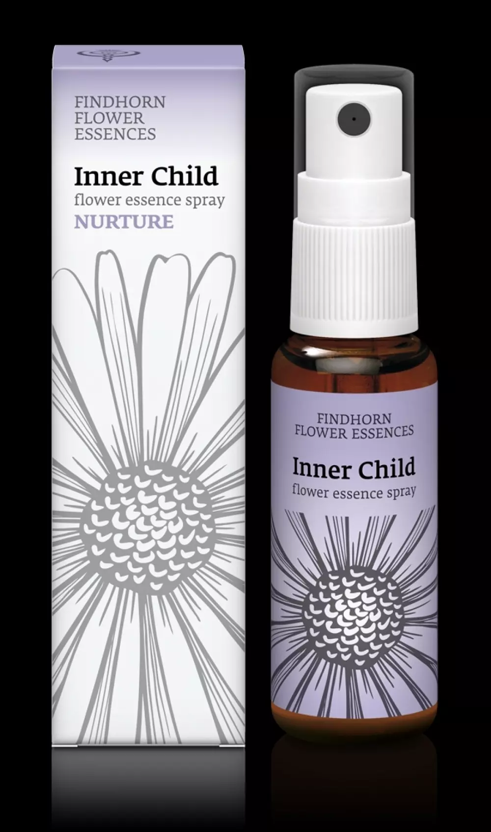 Findhorn - Inner Child 25 ml spray, Velvære & røkelse, Essenser (Vibrasjonell medisin), Flower essence spray Nurture