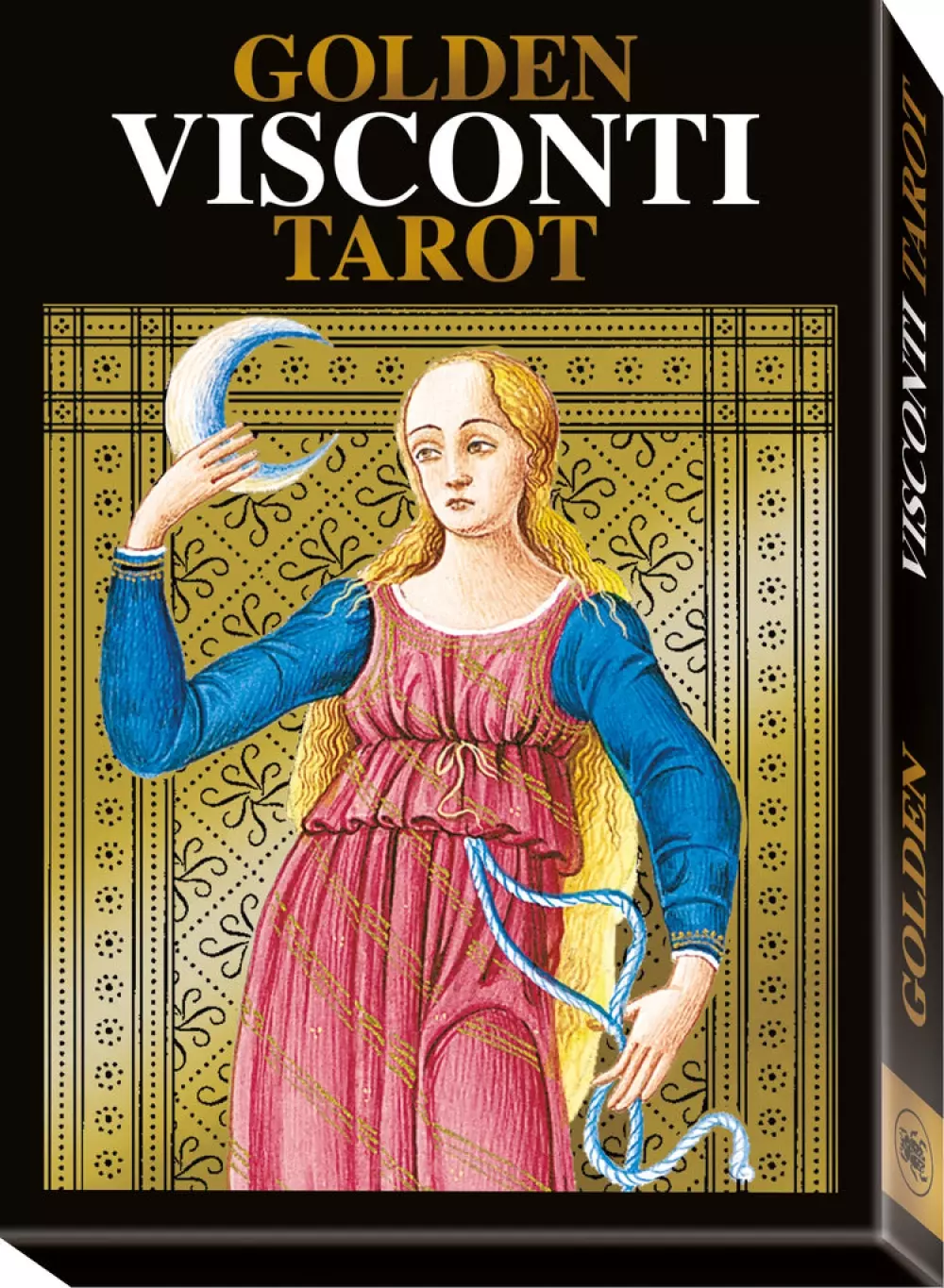 Golden Visconti Tarot, 9780738749839, 1950035553, Tarot & orakel, Tarotkort