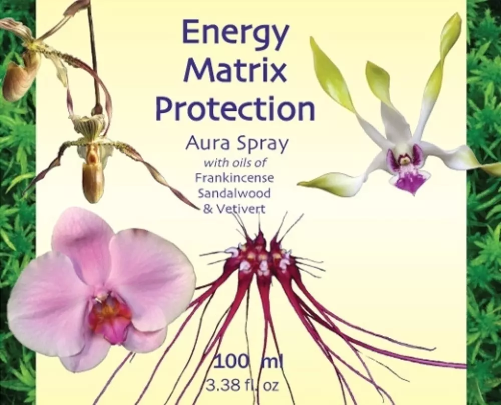 Energy Matrix Protection - Aura spray (yellow) 100 ml, Velvære & røkelse, Essenser (Vibrasjonell medisin)