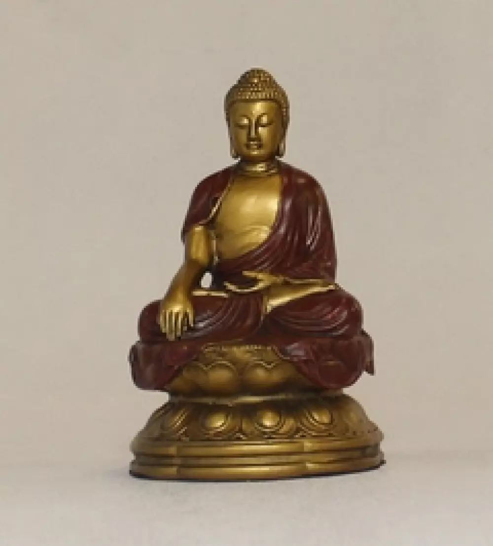 Buddha Earth touching pose - 11cm, Hjem & interiør, Statuer & figurer