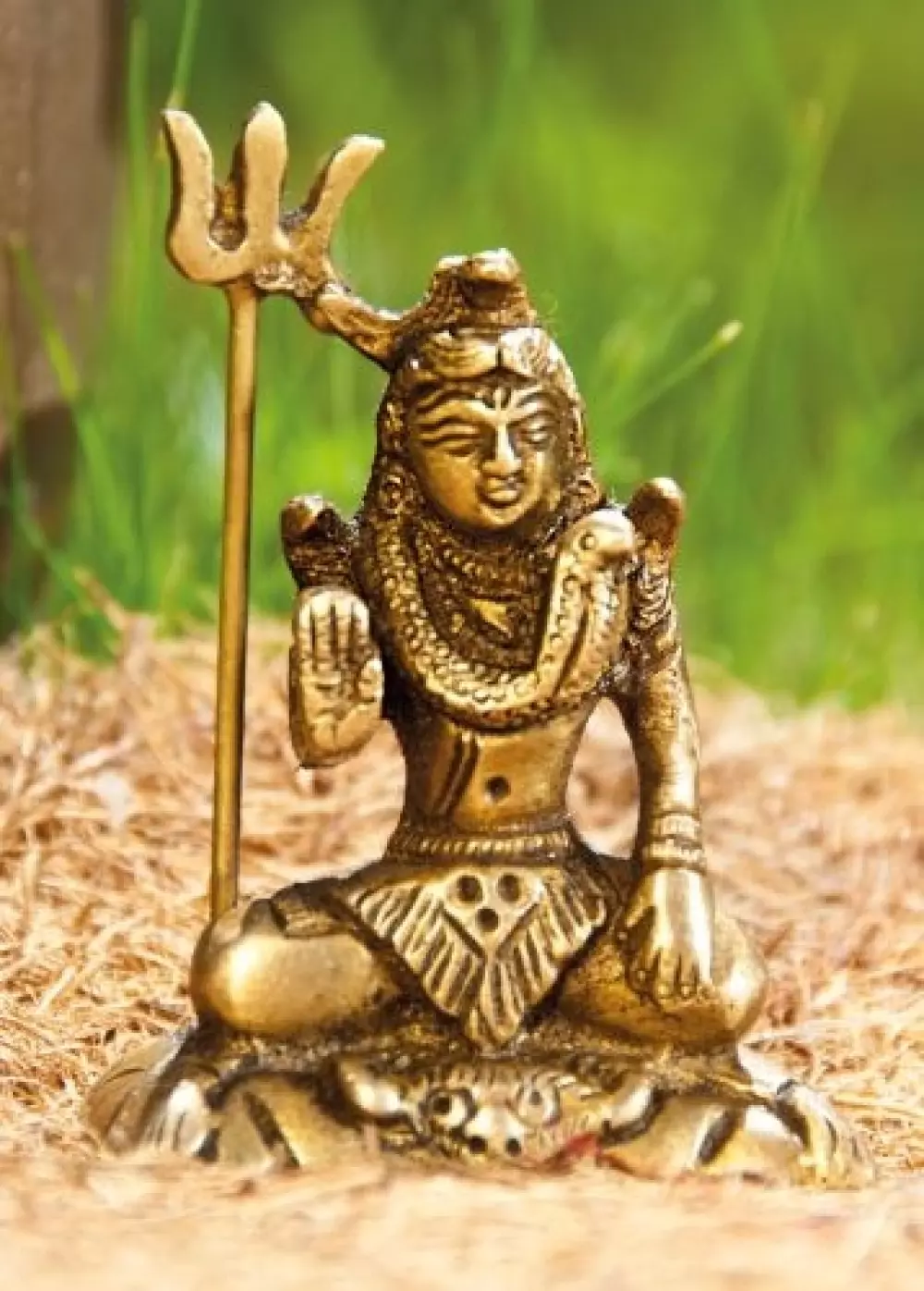 Shiva i messing - liten, Hjem & interiør, Statuer & figurer