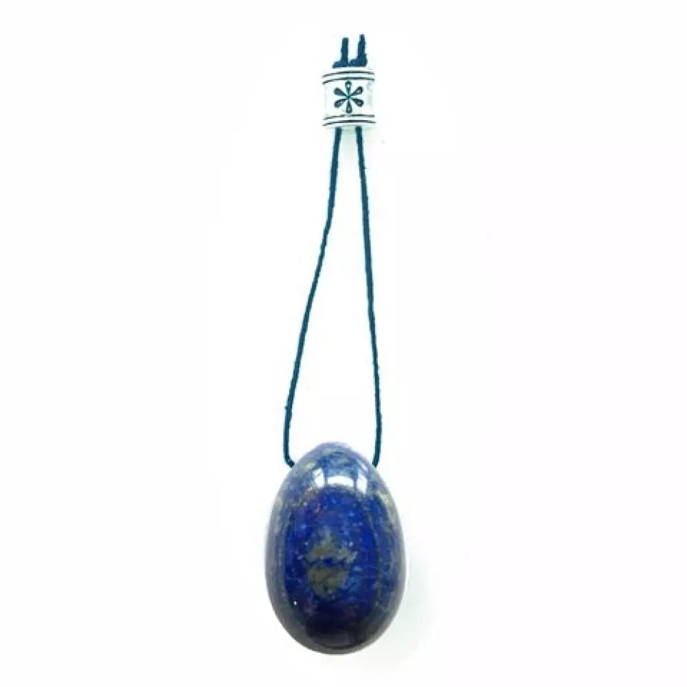 Yoni egg lapis lazuli - sett for begynnere Lapis lazuli starter kit 