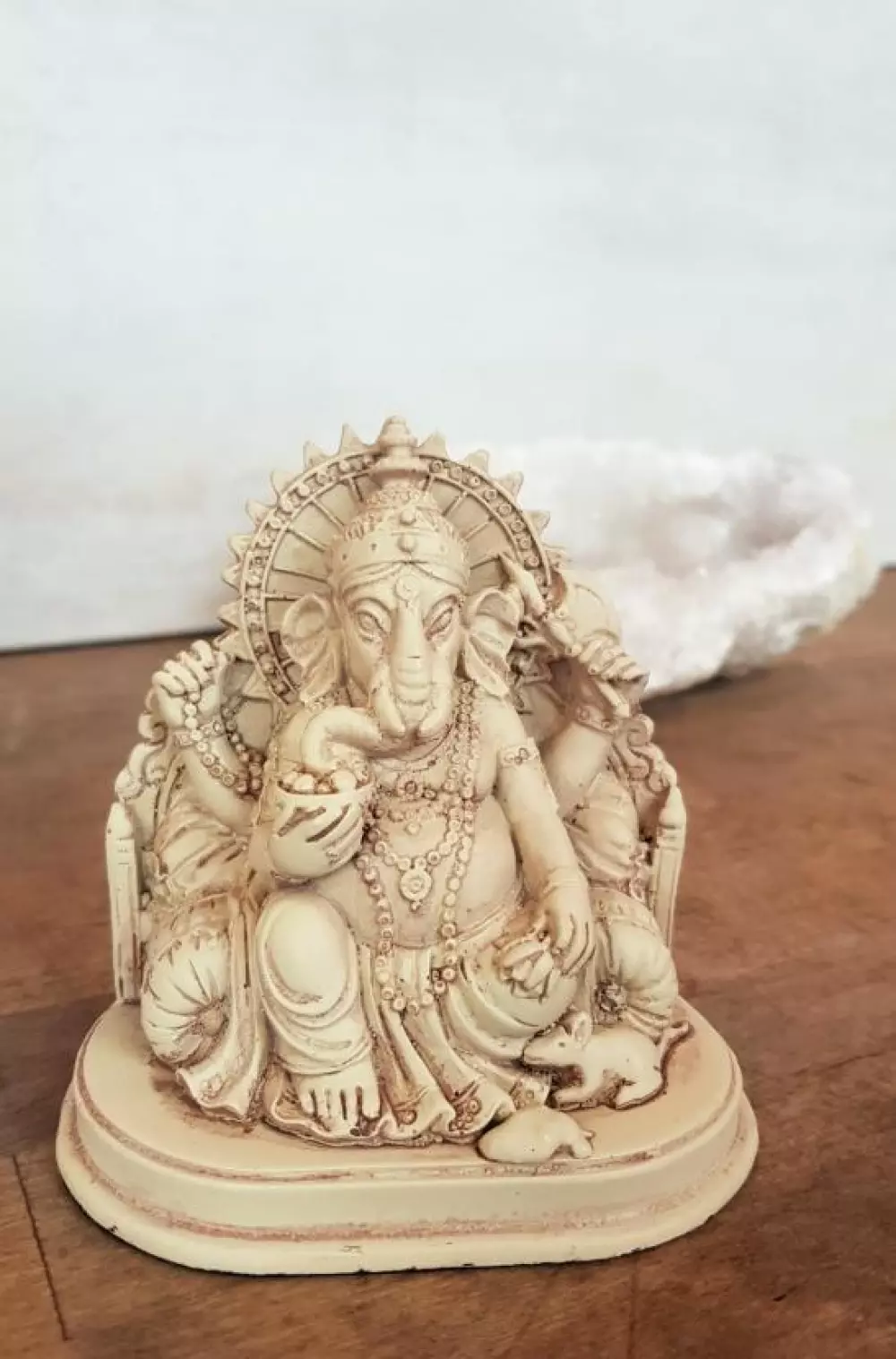 Ganesha sittende - 9 cm, Hjem & interiør, Statuer & figurer