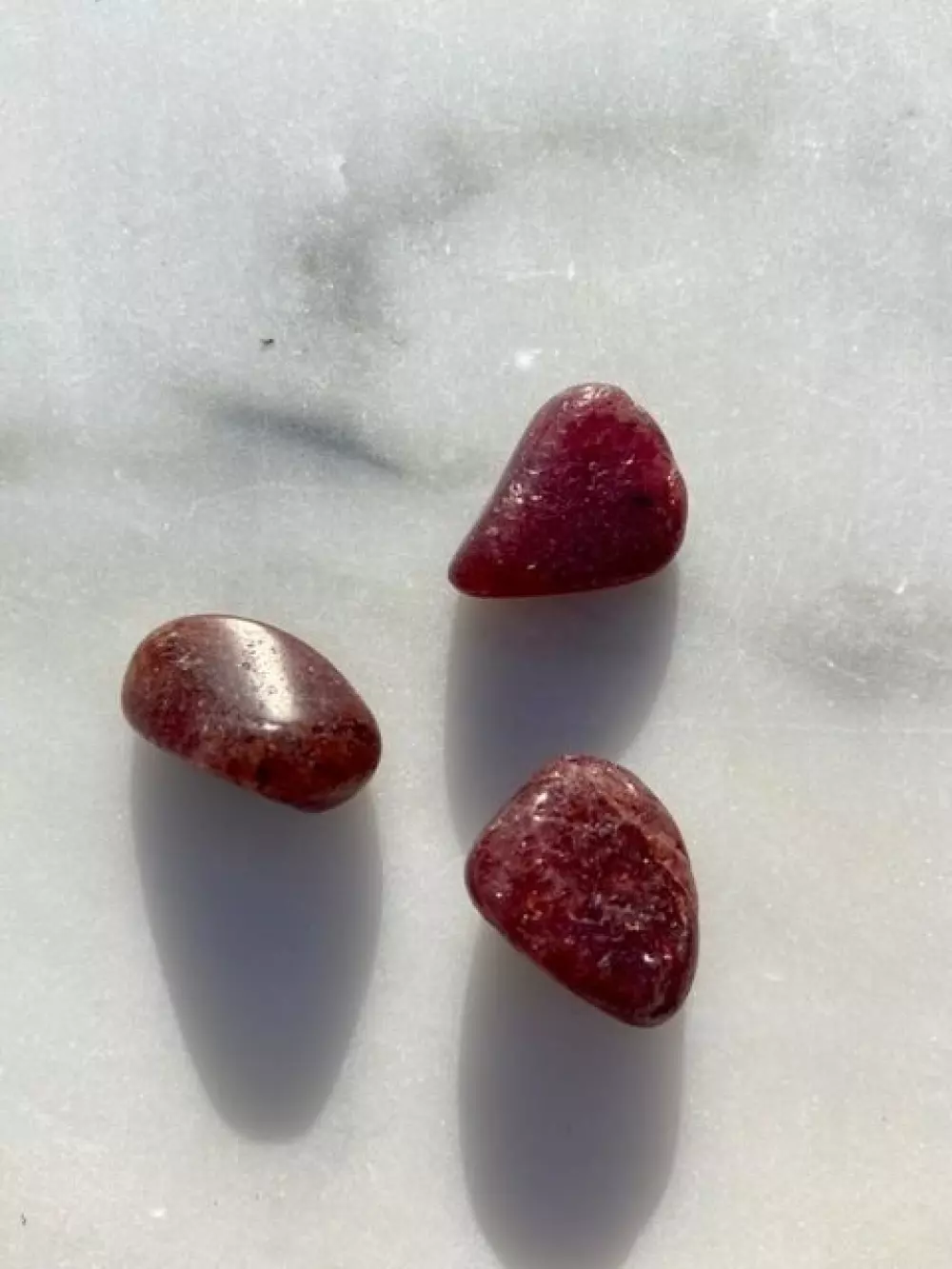 Aventurin rød/raspberry - medium (mørk), 3100080030182, 1950037616, Krystaller & smykker, Krystaller