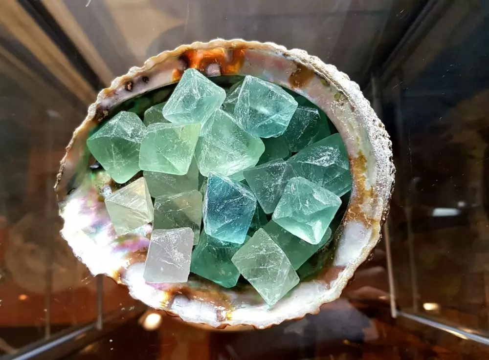 Fluoritt oktaeder - XL, Krystaller & smykker, Krystaller, 25-35mm