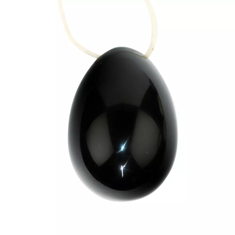 Yoniegg obsidian - Sett for nybegynnere (stor), Velvære & røkelse, Kroppspleie