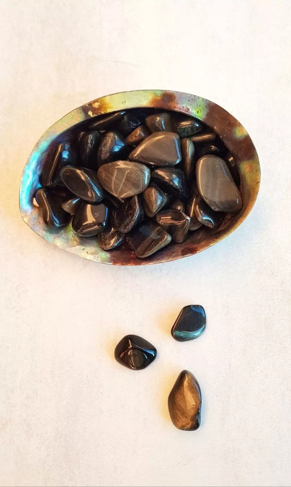Obsidian gull - medium, Krystaller & smykker, Krystaller