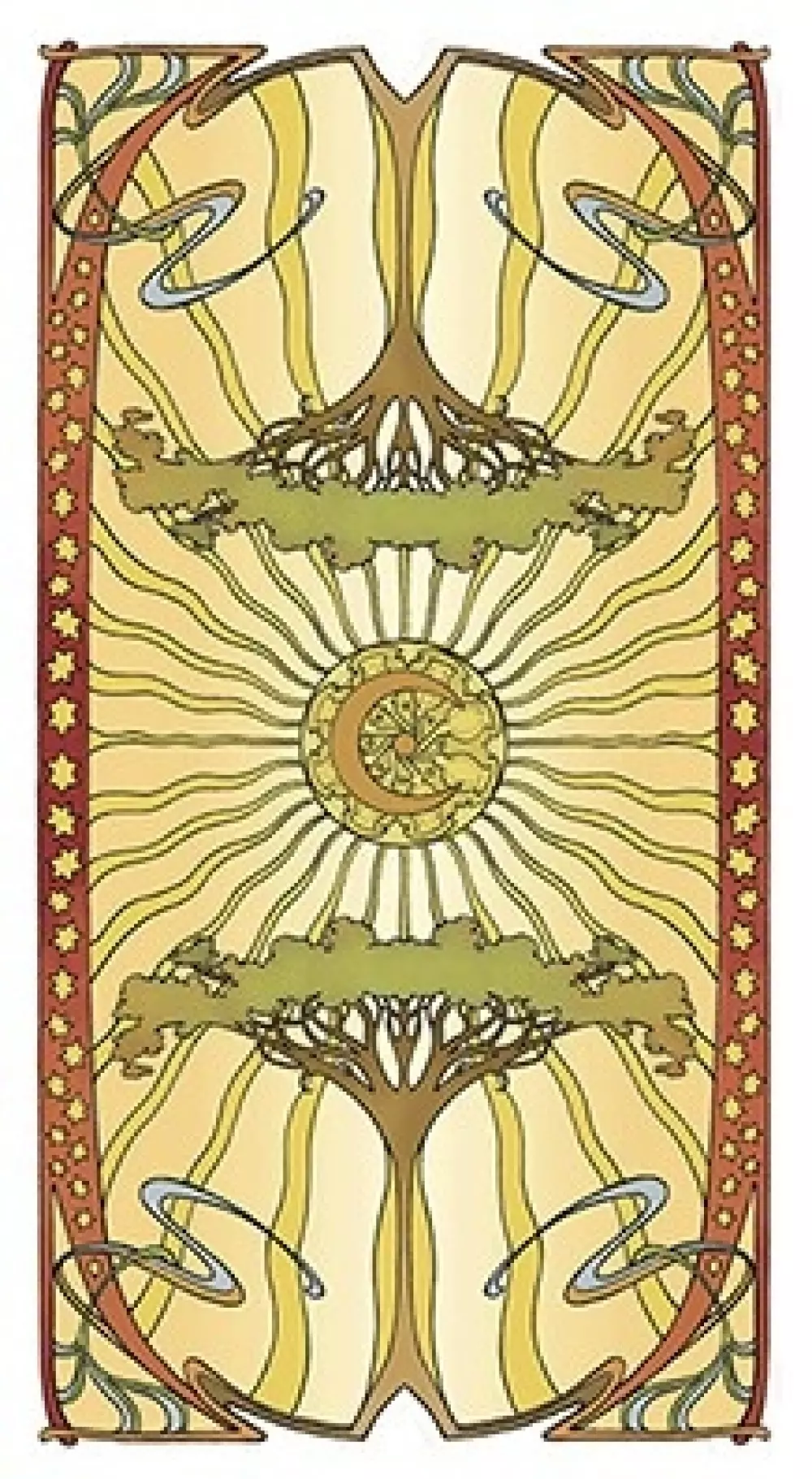 Golden Art Nouveau Tarot 9780738763460 Tarot & orakel Tarotkort