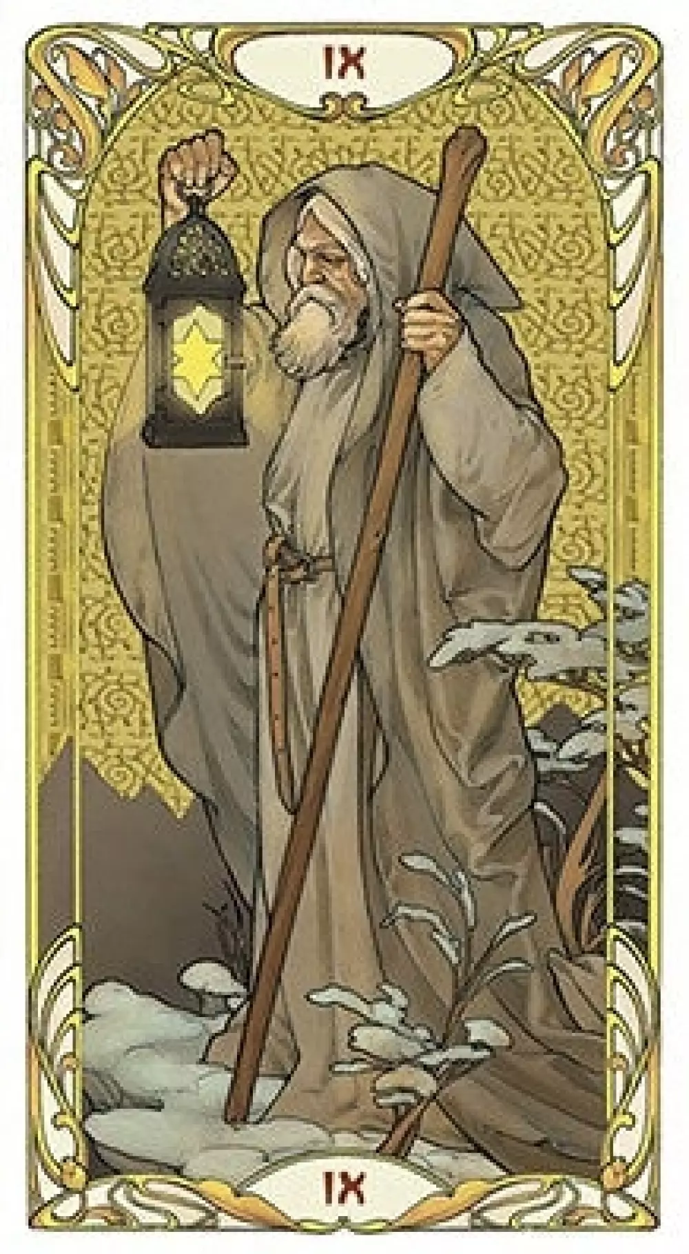 Golden Art Nouveau Tarot 9780738763460 Tarot & orakel Tarotkort