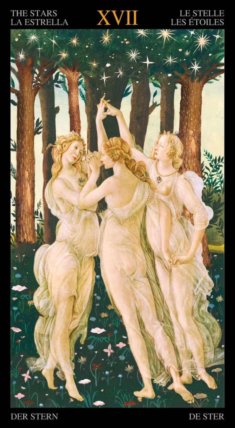 Golden Botticelli Tarot A 78-Card Deck 9780738712314 Tarot & orakel Tarotkort
