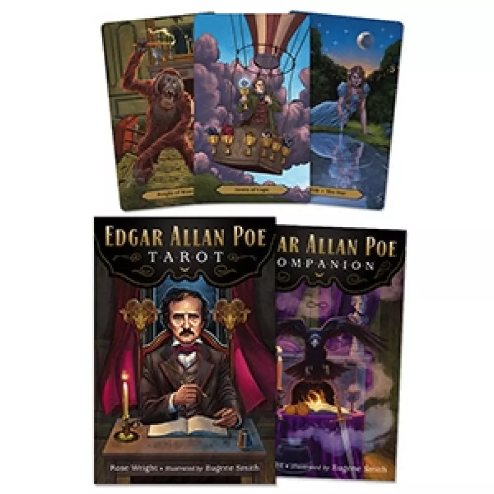 Edgar Allan Poe Tarot 9780738760339 Tarot & orakel Tarotkort