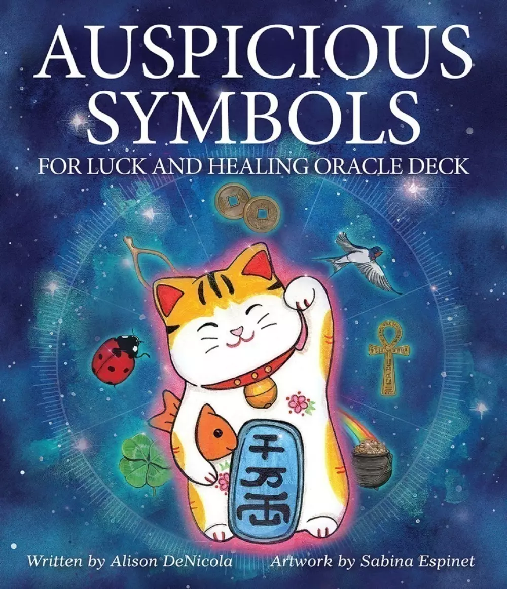 Auspicious Symbols for Luck and Healing Oracle Deck ASL44 9781646710959 Tarot & orakel Orakelkort