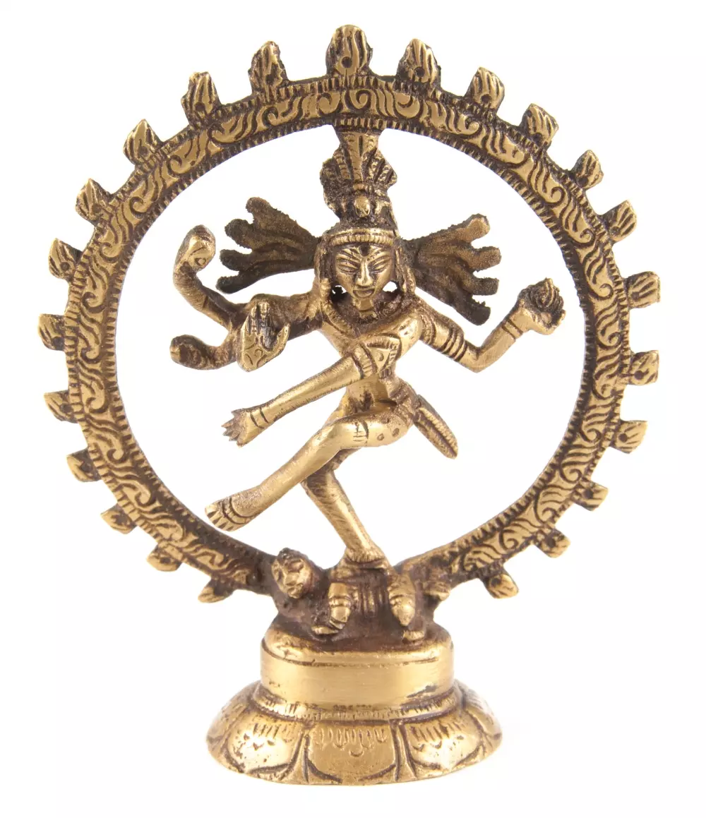 Shiva messing - 16,5cm, 3646675980000, 1950038851, Hjem & interiør, Statuer & figurer