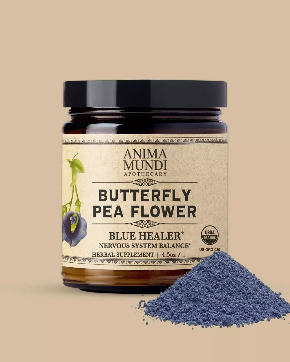 Butterfly Pea Flower - Blå helbreder