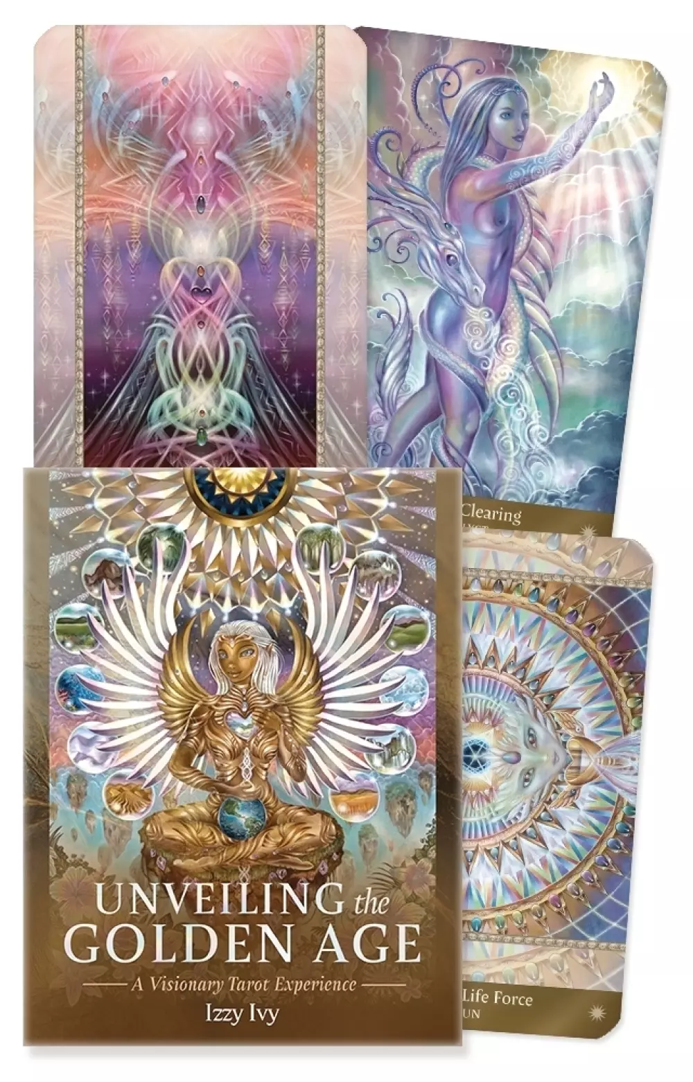 Unveiling the Goldan Age, Tarot & orakel, Orakelkort, A Visionary Tarot Experience Deluxe Tarot Set