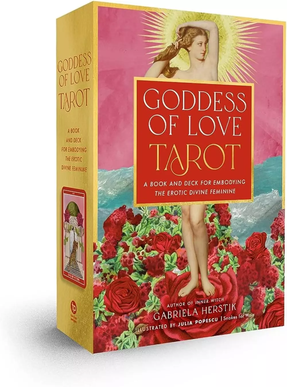 Goddess of Love Tarot, Tarot & orakel, Tarotkort, A Book and Deck for Embodying the Erotic Divine Feminine