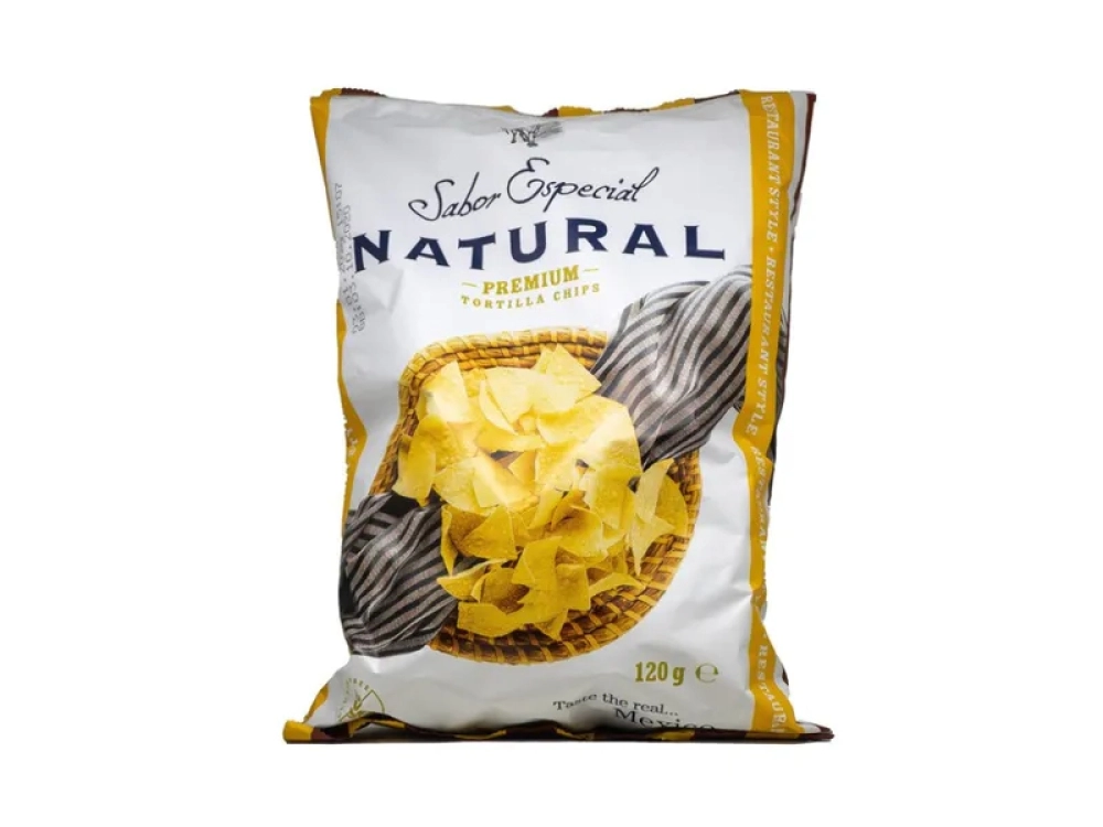 Sabor Especial Natural Premium Tortilla Chips 400 g, 8594053680101, 0082, Tex Mex, Restaurant Style White Tortilla Chips 10x400g