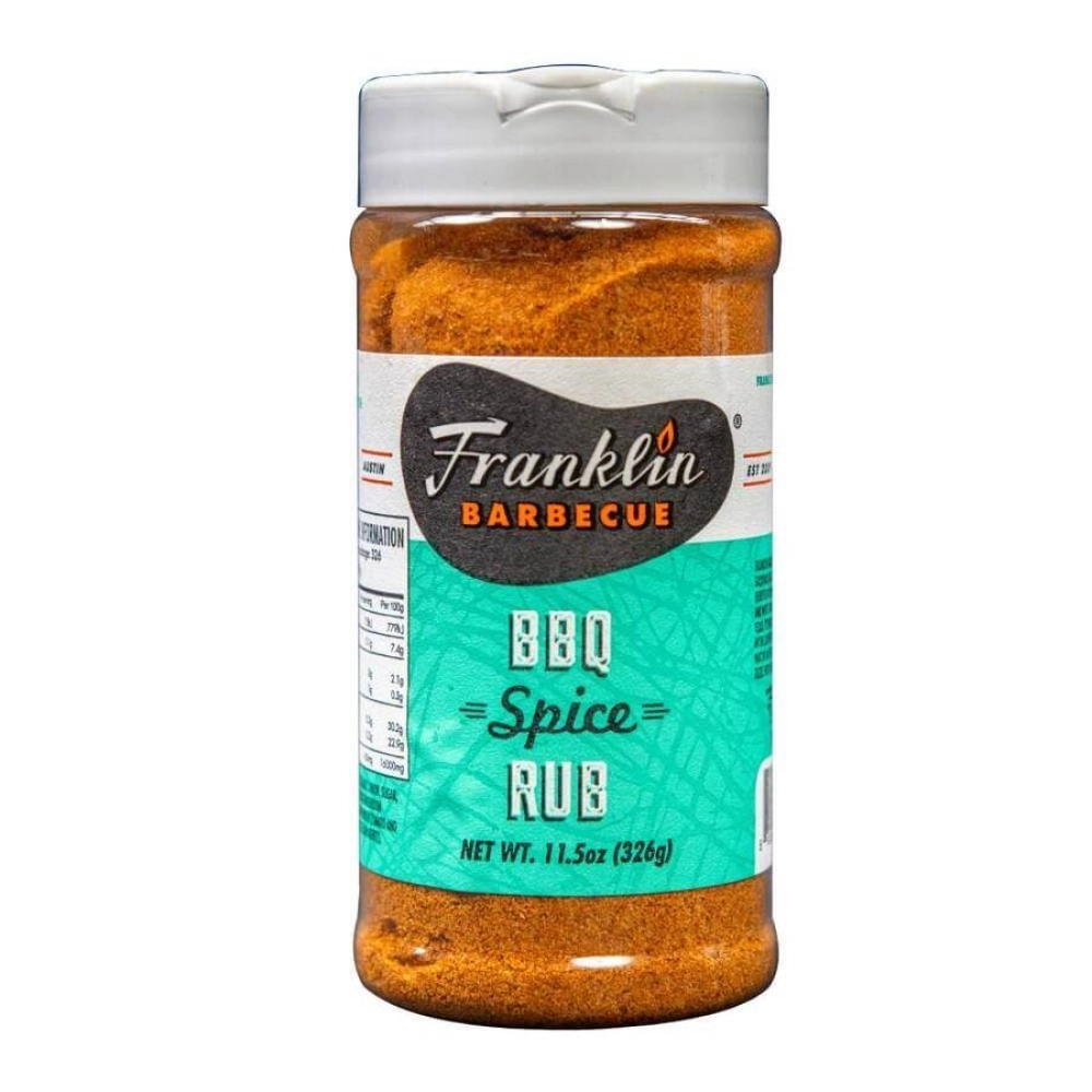 Franklin BBQ Spice Rub 170 g., 860006697112, 126020, Krydder/Rub, Franklin BBQ Spice Rub