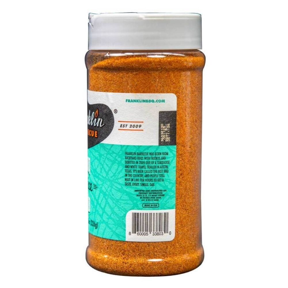 Franklin BBQ Spice Rub 170 g., 860006697112, 126020, Krydder/Rub, Franklin BBQ Spice Rub