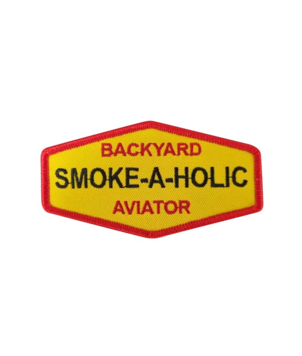 Patch, SMOKE-A-HOLIC, Backyard Aviator, 1357