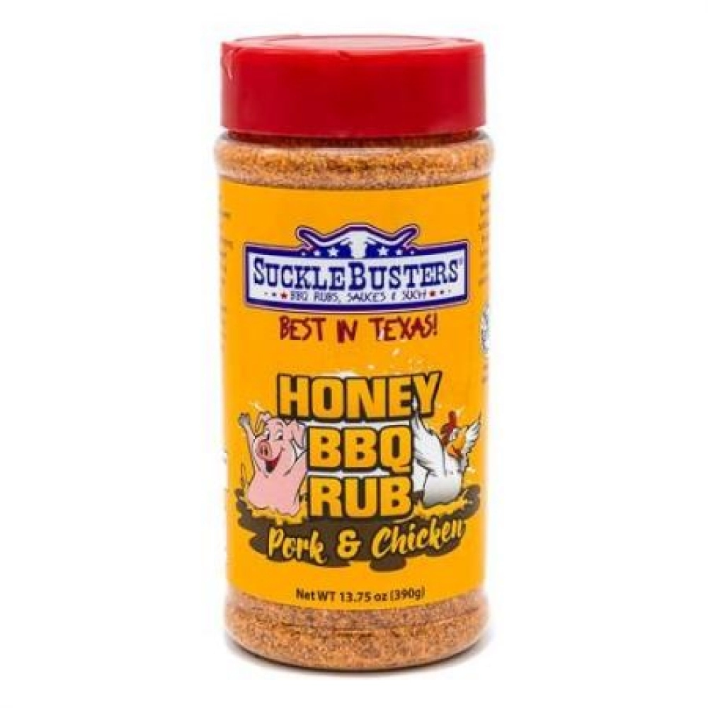 Suckle Busters Honey BBQ Rub-Pork and Chicken, 854348006459, 1800699177, Krydder/Rub, Sucklebuster's
