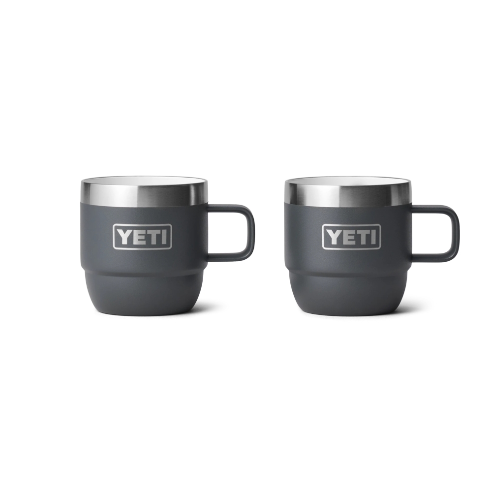 YETI ESPRESSO CUP 2-PK 6 oz, Charcoal, 888830257043, 1800699304, Thermokopper, YETI