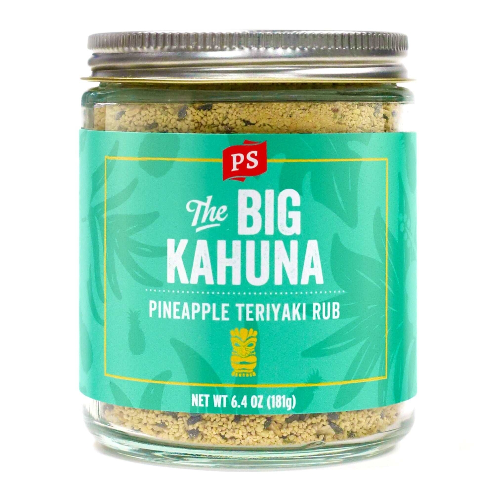 spice, rub, The Big Kahuna Pineapple Teriyaki Rub, 181g, 1800699323, Krydder/Rub, PS Seasoning & Spices Inc.