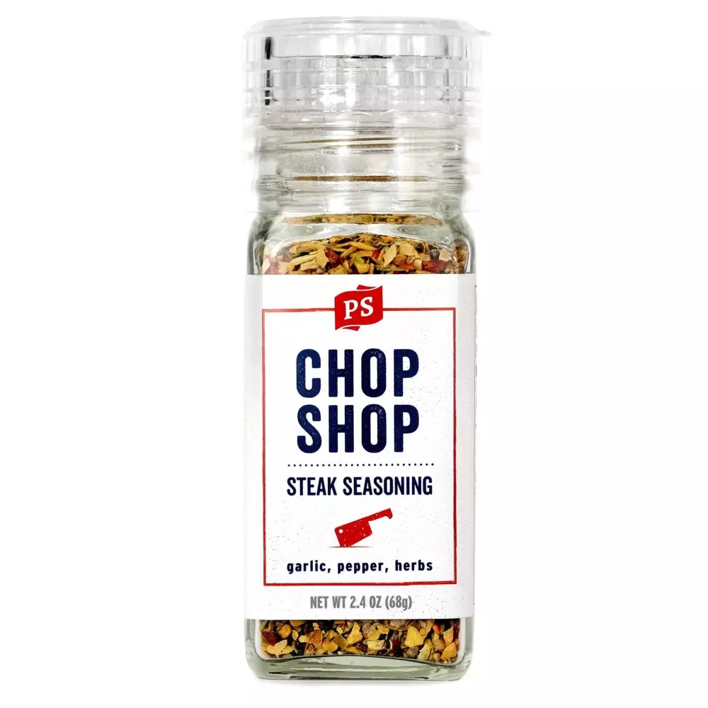 steak rub, prime rib rub, prime rib seasonining, Chop Shop Steak Seasoning, 68g, 1800699329, Krydder/Rub, PS Seasoning & Spices Inc.