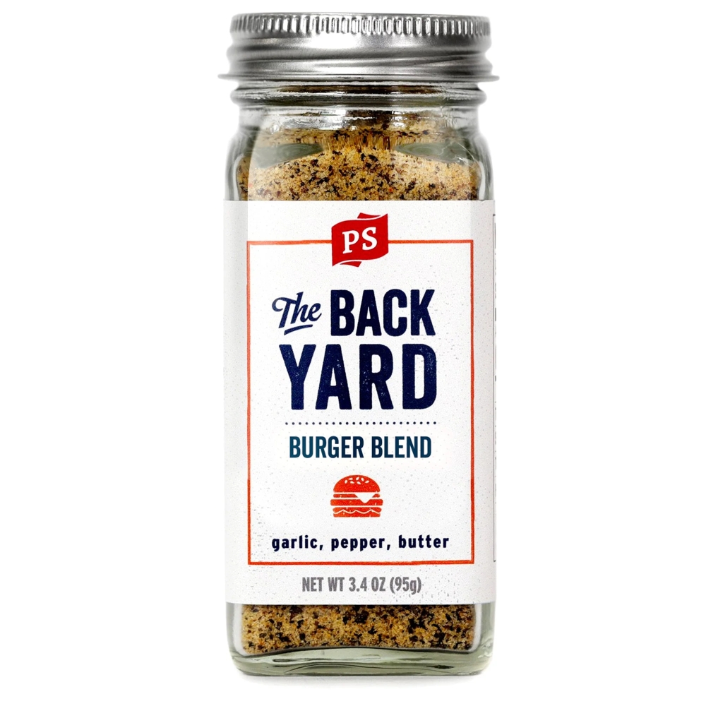 burger blend, spice, The Backyard Better Burger Seasoning, 95g, 1800699330, Krydder/Rub, PS Seasoning & Spices Inc.