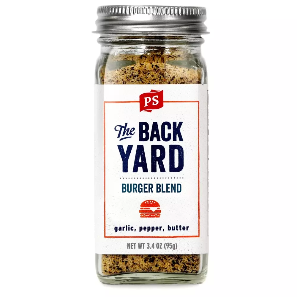 burger blend, spice, The Backyard Better Burger Seasoning, 95g, 1800699330, Krydder/Rub, PS Seasoning & Spices Inc.