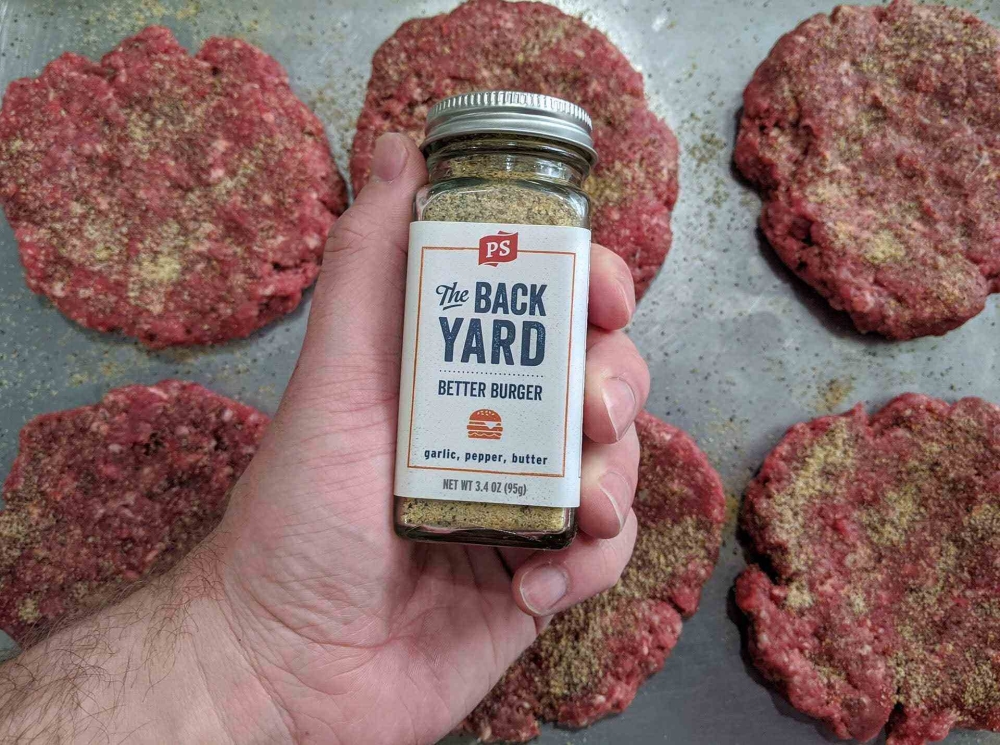 burger blend, spice, The Backyard Better Burger Seasoning, 95g, 1800699330, Krydder/Rub, PS Seasoning & Spices Inc.