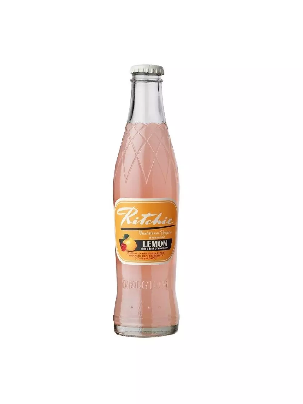 Richie Lemon w/hint Raspberry, 275 ml, 5430002241067, 1800699340, Drikke, Richie Sitronlemonade