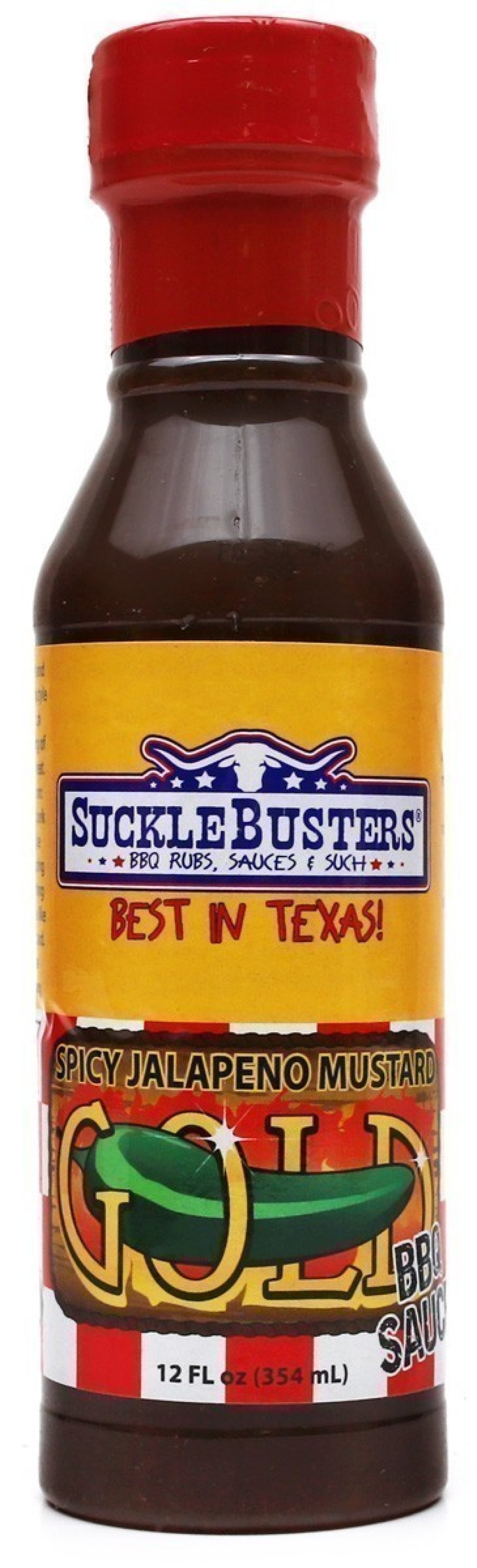 Suckle Busters - Jalapeno Mustard - BBQ Sauce 354 ml, 1800699370, Saus, Sucklebuster's